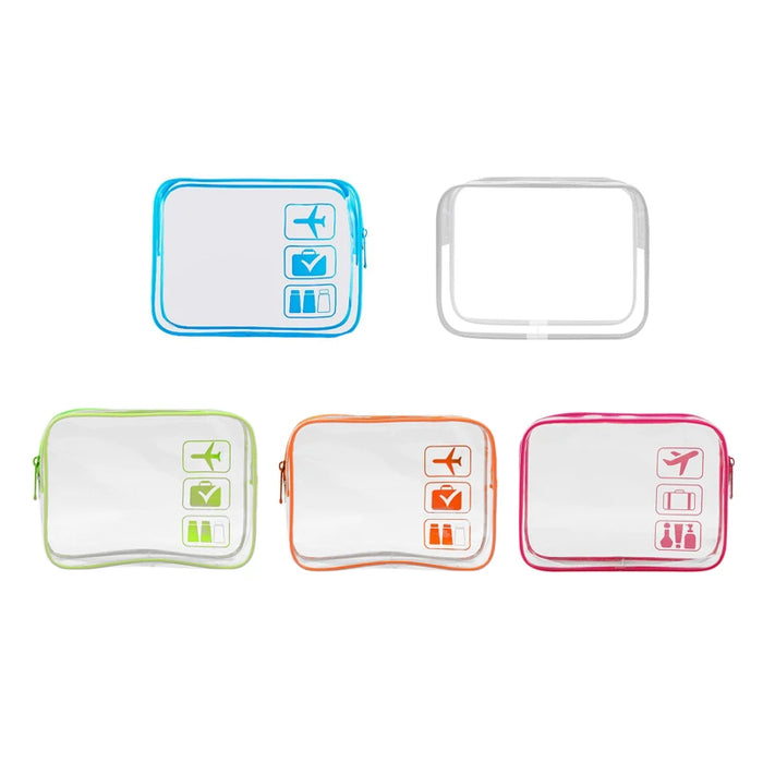 Transparent Makeup Case with Zipper - Waterproof Travel Case for Makeup and Toiletries