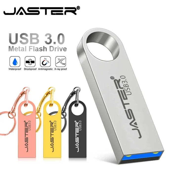 JASTER métal USB 3.0 Flash-Laufwerk 128GB 64GB 32GB Flash-Disk nouveau stylo lecteur 16GB 8GB USB-Flash-USB-Disk clé mémoire