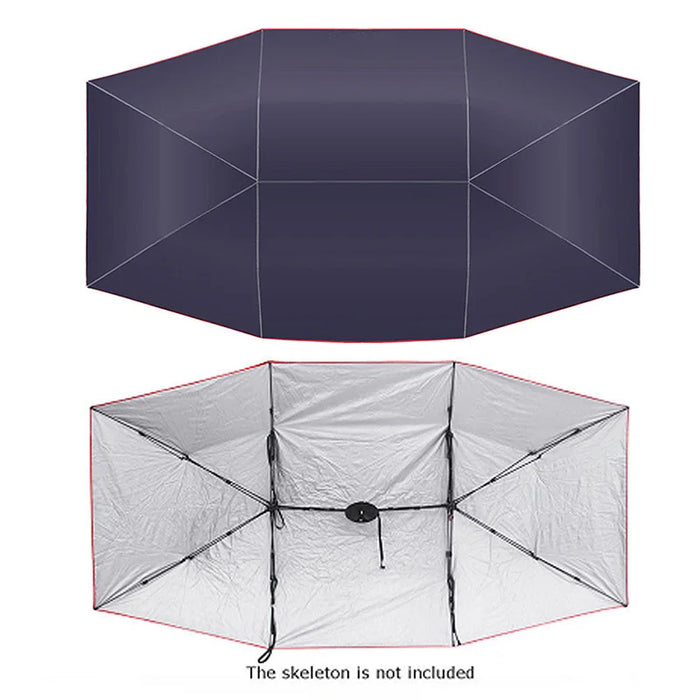 Universeller Auto-Sonnenschutz, Regenschirm, Zelttuch, UV-Schutz, wasserdicht, 4 x 2,1 m