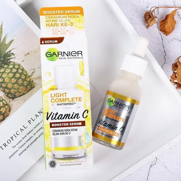 Garnier 30x Sérum à la vitamine C et à la niacinamide pour éclaircir la peau et éliminer les cicatrices d'acné - Essence 30 ml