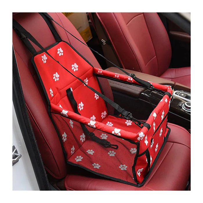 Asiento de coche para perros de alta calidad: cinturón de seguridad plegable y estable para cachorros, ¡perfecto para viajar!