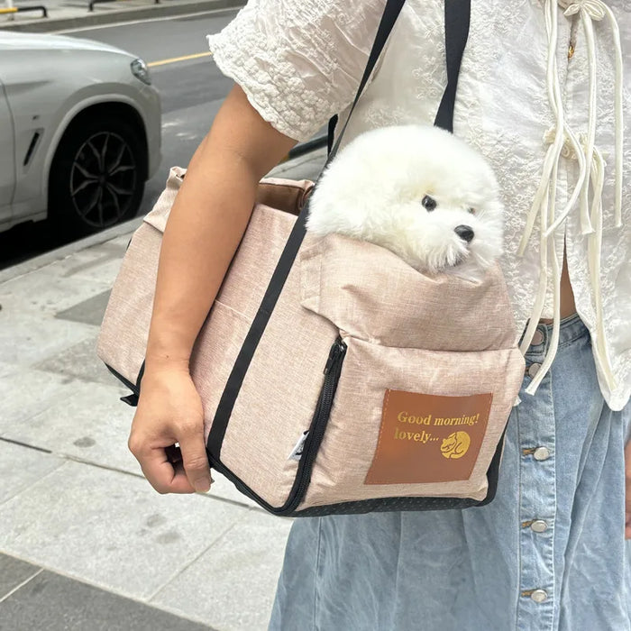 Housse de siège surélevée pour petit animal de compagnie, caisse de voyage étanche et axée sur la sécurité pour voiture