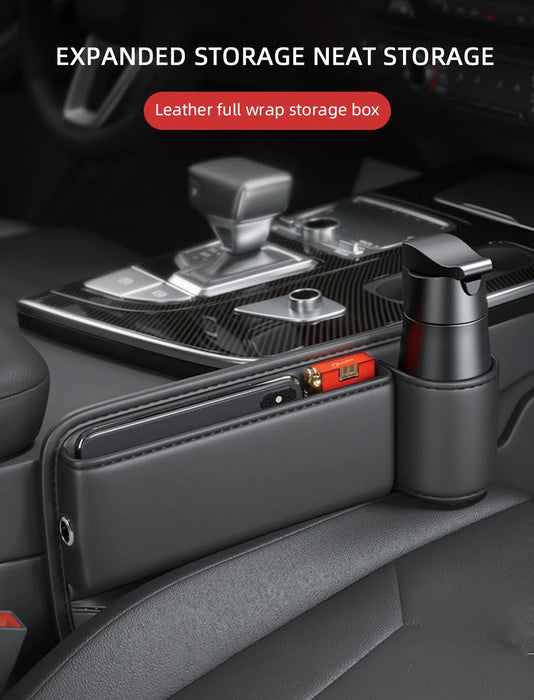 PU Leder Auto Sitz Lücke Tasche Multifunktionale Auto Sitz Organizer Auto Konsole Seite Stecker Füllstoff Organisation Box Auto Innen