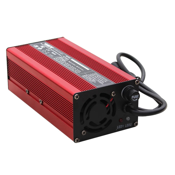 Chargeur de batterie lithium-ion 29,4 V 15 A – Compatible avec les batteries Li-ion 24 V et 29,5 V 7S, idéal pour les voiturettes de golf et les outils électriques