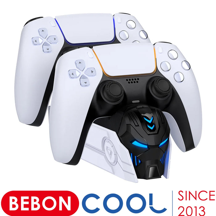 BEBONCOOL-cargador rápido Dual para mando inalámbrico de PS5, soporte para Sony PlayStation 5, Base de carga DualSense