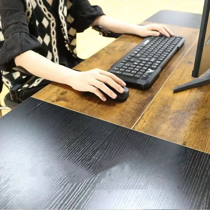 Reposabrazos ergonómico de metal con reposamuñecas para computadora y oficina en casa, reposabrazos y consola ajustables para mouse pad