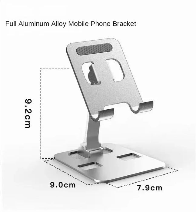 VIKEFON Soporte Plegable Ajustable para Tablet en Aluminio para iPad - Soporte Portátil para Teléfono Móvil en el Escritorio