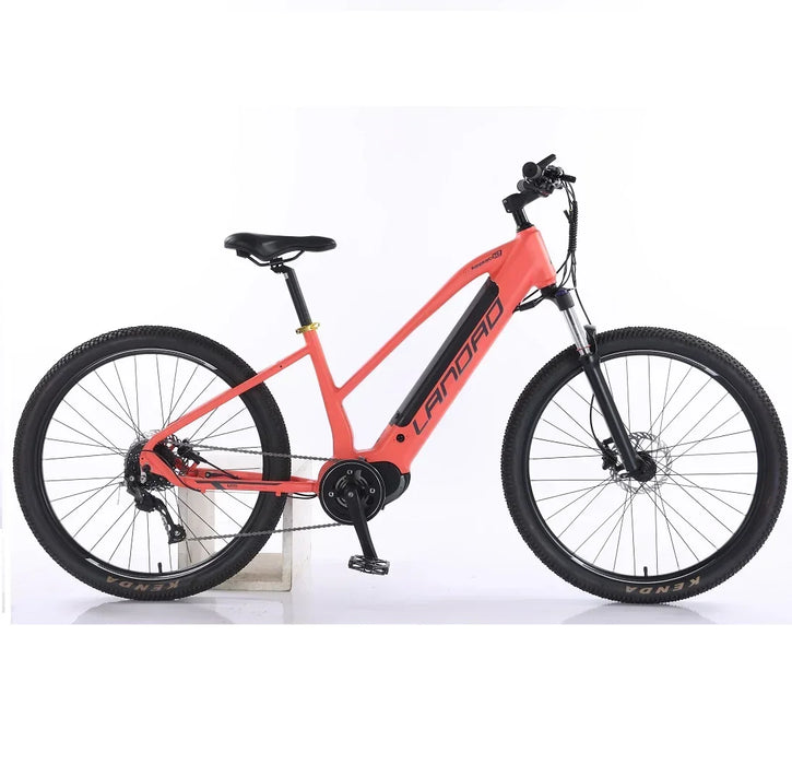 Vélo électrique XOFO 27,5 pouces avec moteur 1000 W et batterie longue durée 48 V 17 Ah – VTT électrique avec moteur central et freins hydrauliques