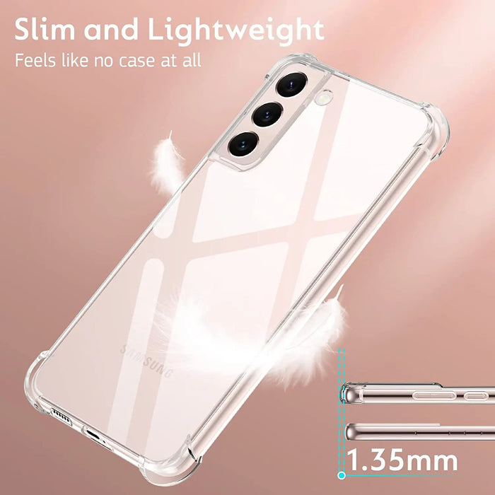 Transparent Soft Case For Samsung Galaxy S20 FE S21 S22 S23 Ultra S9 S10 Plus S10E Shockproof Case For Note 9 10 20 Back Cover