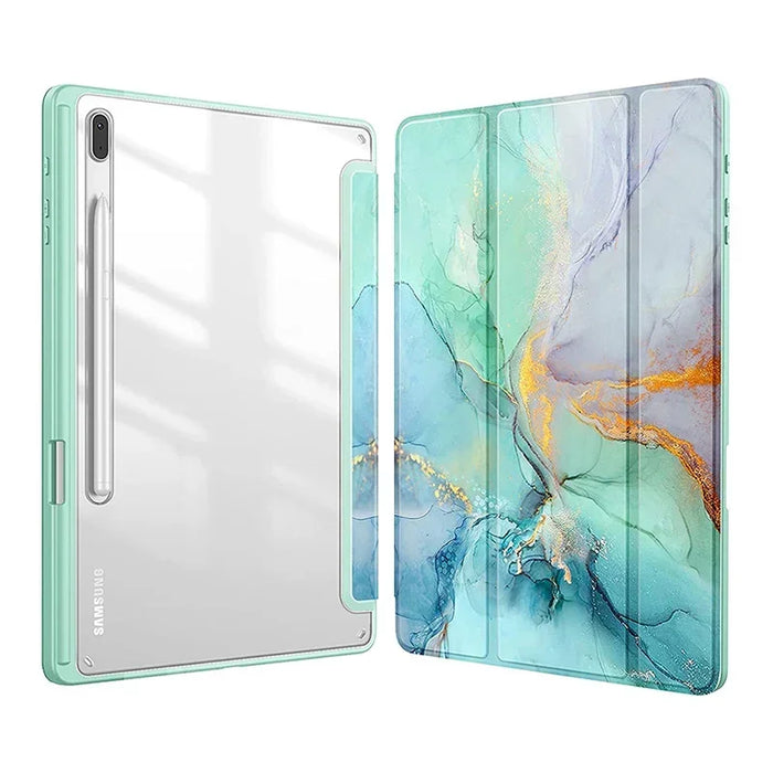 Funda protectora con portalápices para Samsung Galaxy Tab S9 FE 11 Plus y 12,4 pulgadas 2023 - Funda para Tab A9 S9 S8 S7 11" Plus 12,4" Funda