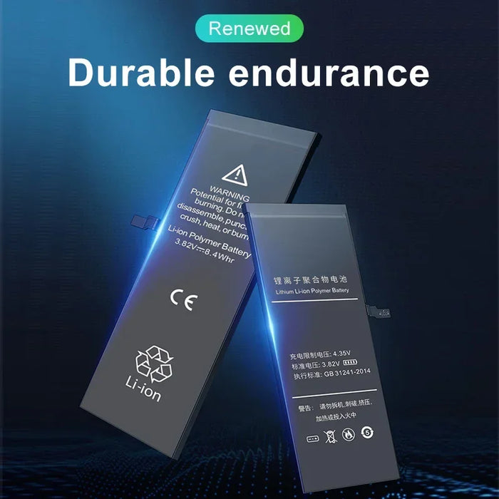 High quality mobile battery and tools for iPhone 6S, 6, 7, 7 Plus, 8 Plus, SE 2020, XR, 6 Plus, 6SP, X, XS, 11, 12 Pro Max Mini