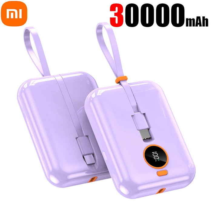 Xiaomi-Banco de energía de alta capacidad, 50000mAh, 66W, carga súper rápida con pantalla Digital LED para iPhone, Samsung, Huawei