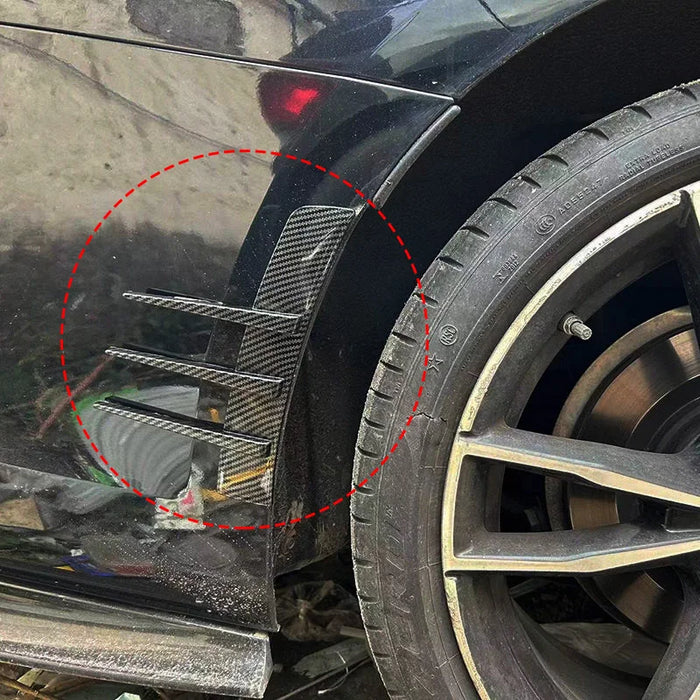 Auto-Styling mit Sharkgälls-Panels – 22,5 cm Antikollisionsaufkleber für die Außenseite des Autos