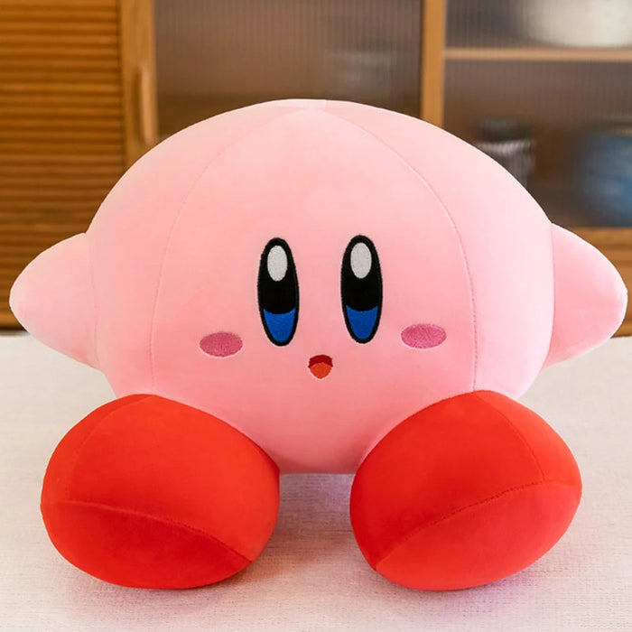 Juguetes de peluche de Anime Star Kirby, muñeco de peluche suave, almohada rosa esponjosa para decoración de habitación y regalo para niños