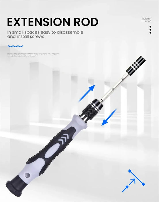 Neues 115-in-1-Präzisions-Schraubendreher-Set – multifunktionales professionelles Reparaturwerkzeug mit 98 magnetischen Teilen für verschiedene Reparaturen