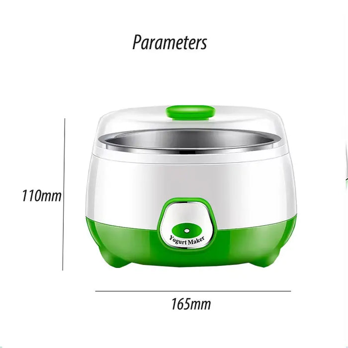 Mini-Joghurtmaschine, automatisches hausgemachtes Joghurt-Werkzeug aus Edelstahl, Küchena-Geräte