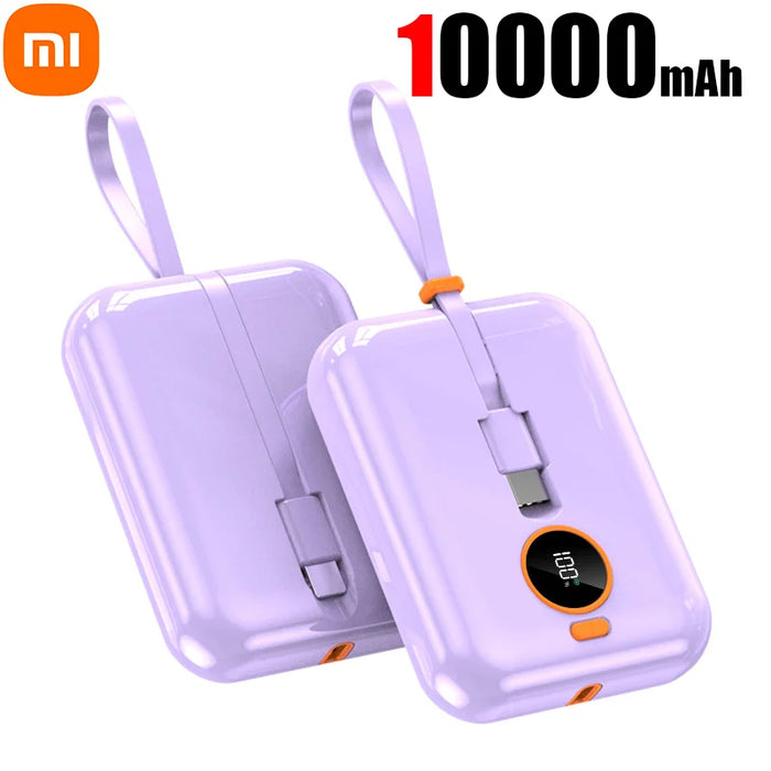 Xiaomi-Banco de energía de alta capacidad, 50000mAh, 66W, carga súper rápida con pantalla Digital LED para iPhone, Samsung, Huawei