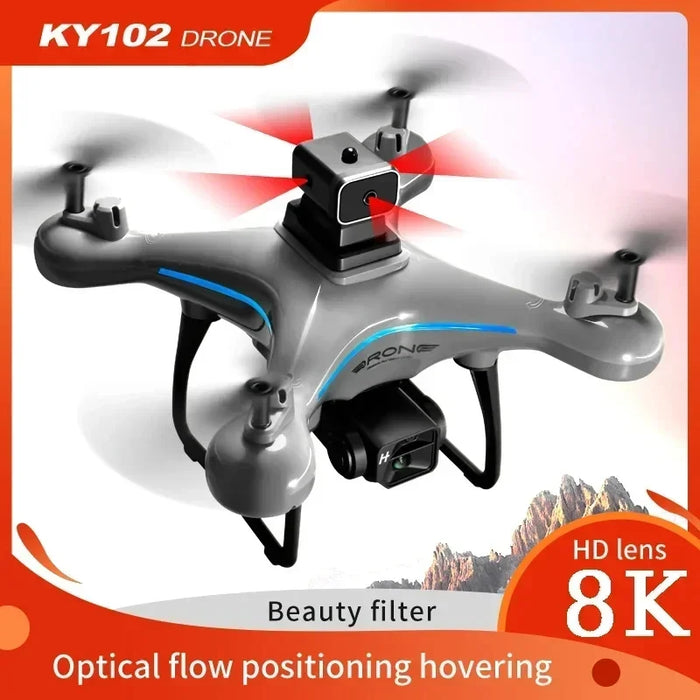 Xiaomi KY102 Drohne 8K HD Professionelle Doppelkamera-Luftbildfotografie mit Hindernisvermeidung und optischem Fluss Vierachsige RC-Drohne