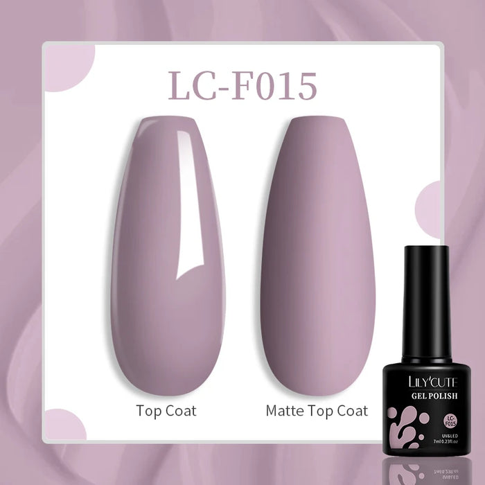 LILYCUTE 129 Farben 7 ml Nagel-Gel-Nagellack – semi-permanente Nagelkunst und Maniküre mit Soak-Off-LED-UV-Gel-Nagellack