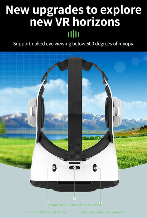 Lunettes de réalité virtuelle IMAX, film 3D à grande échelle, boîte en carton Google VR, Support de tête pour Smartphone, Joystick de jeu