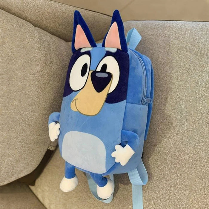 Bluey famille Cosplay préscolaire dessin animé sac d'école bleu chien sac à dos Kawaii Bluey Orange chien enfants sac à dos jouer