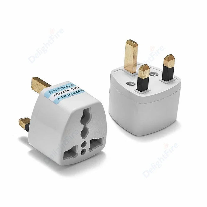 Adaptateur de prise universel UK pour voyage-adaptateur secteur US/EU/AU vers UK avec prise de courant et convertisseur