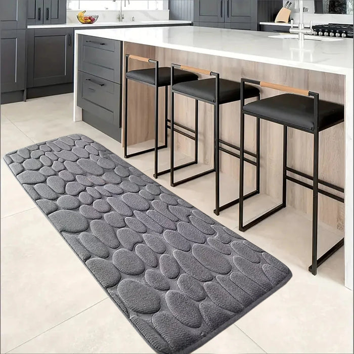 Large kitchen mat in soft, non-slip and absorbent material - machine washable floor mat