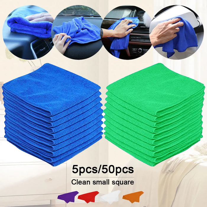 Microfiber Cleaning Cloths Lint Free Reusable Super Absorbent Cleaning Towels For Car Window