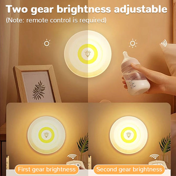 Lampe d'armoire LED COB 3 W à intensité variable avec télécommande sans fil – Parfait pour l'éclairage de garde-robe, dressing et salle de bain.