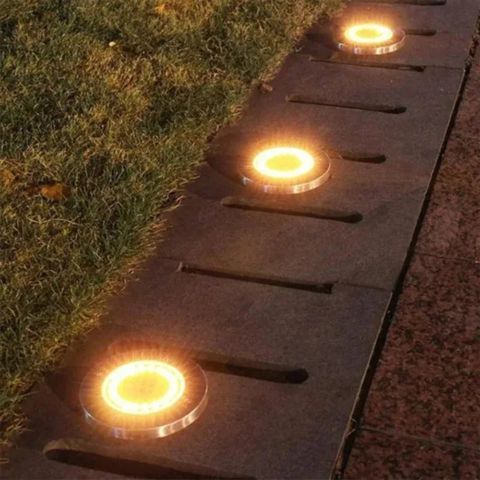 Luz de contador solar para exteriores - Iluminación de jardín LED 8/20, foco empotrable para decoración de terrazas y jardines