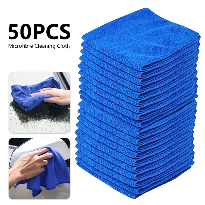 Microfiber Cleaning Cloths Lint Free Reusable Super Absorbent Cleaning Towels For Car Window