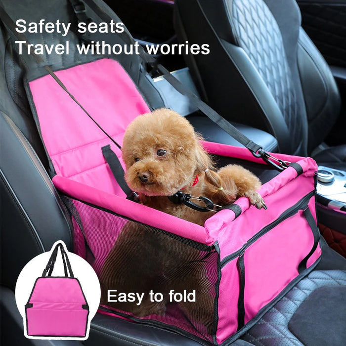 Funda plegable para coche para perros, hamaca para gatos y perros, funda de transporte para viajes