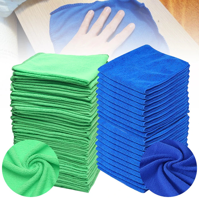 Microfiber Cleaning Cloths Lint Free Reusable Super Absorbent Cleaning Towels For Car Window