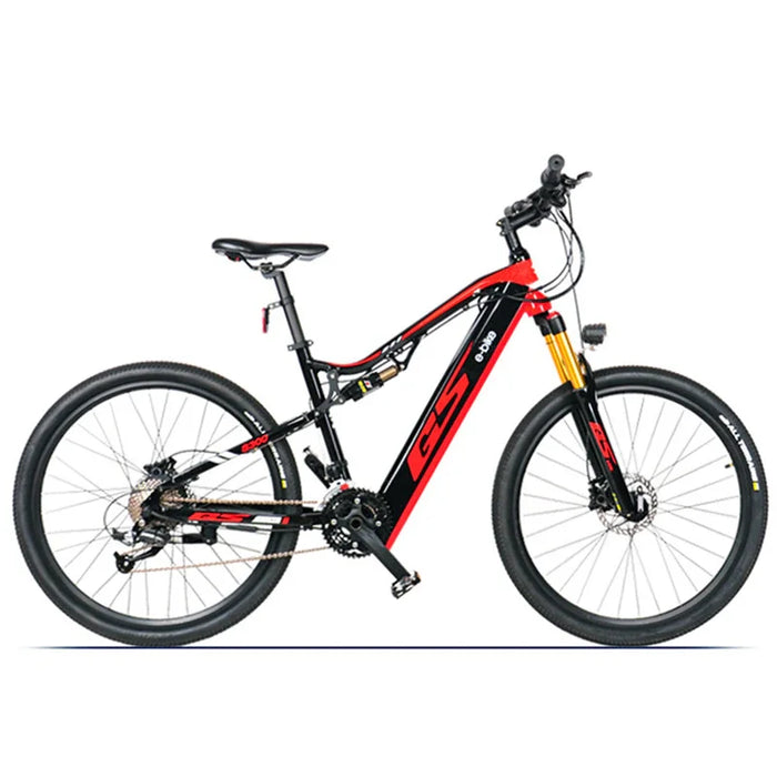 Bicicleta eléctrica GS 1000W 48V17AH con batería de litio, bicicleta de montaña eléctrica de 27,5 pulgadas con amortiguador delantero y trasero