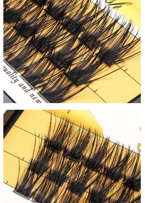 DIY Eyelash Cluster Segmented 50D/60D/80D Dramatic and Natural False Eyelashes Volume Makeup Extensions