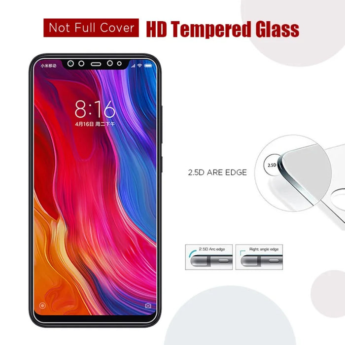 Pack de 2 protections en verre trempé pour Xiaomi Mi 10T lite pro, Mi9 lite, 9 SE et plusieurs autres modèles