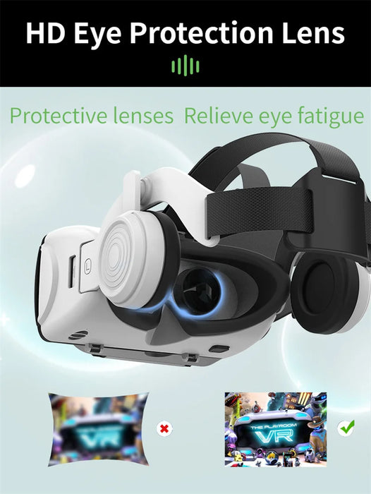 Lunettes de réalité virtuelle IMAX, film 3D à grande échelle, boîte en carton Google VR, Support de tête pour Smartphone, Joystick de jeu