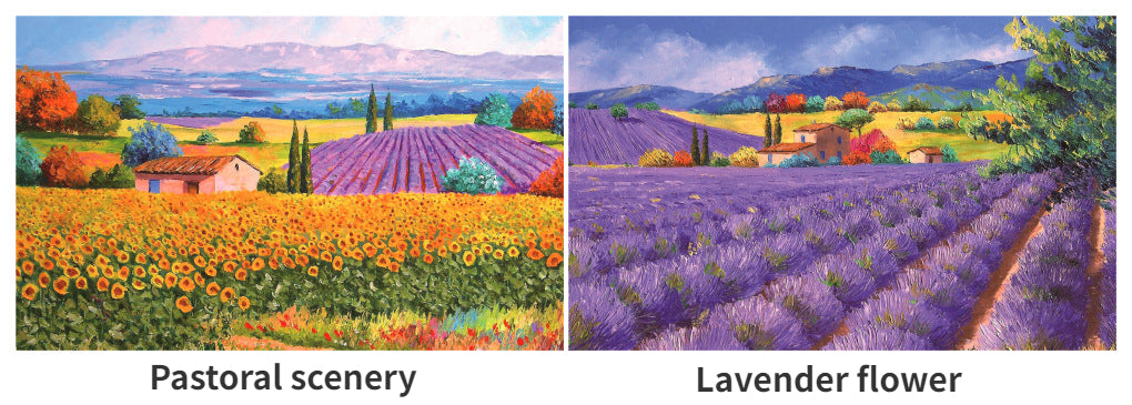 Puzzle 46x28 cm 500 pièces – Belle peinture à l'huile naturelle pour divertissement et détente en famille