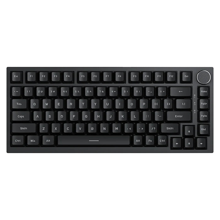 Ajazz AK820 Teclado mecánico con cable USB 75% junta blanca brillante tecla completa intercambio en caliente Esports teclado para juegos apto para PC portátil