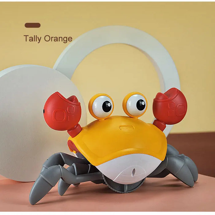 Dancing Crab Legetoy for Babies - Crabe rampant interactif avec musique et évitement automatique des obstacles