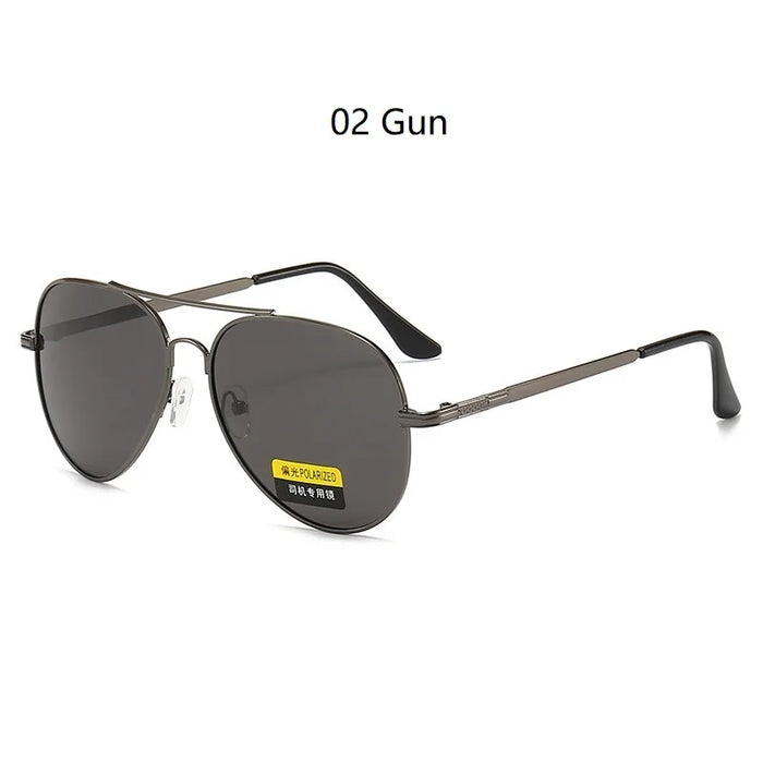 Polarisierte Luxus-Pilot-Sonnenbrille für Damen und Herren – Retro-Design für Autofahren, Angeln und Outdoor-Aktivitäten – UV400-Schutz