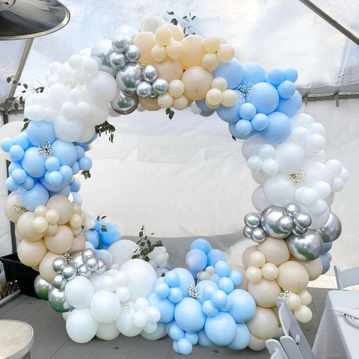 Kit de arco de guirnalda de globos para decoración de bodas y fiestas de cumpleaños para niños y adultos, bolas de látex para baby shower y revelación de género