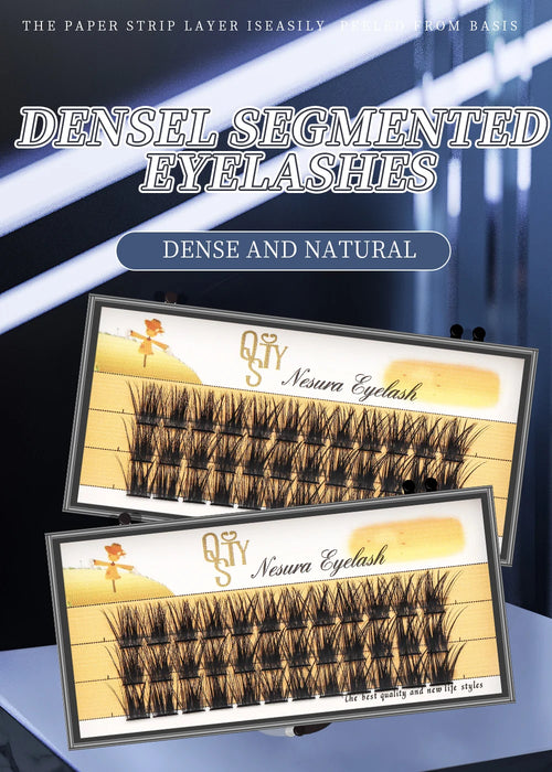 DIY Eyelash Cluster Segmented 50D/60D/80D Dramatic and Natural False Eyelashes Volume Makeup Extensions