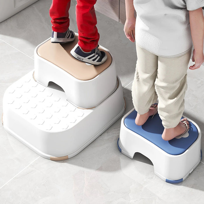 Échelle enfant avec patins antidérapants - Tabouret pour l'apprentissage de la propreté et la sécurité dans la chambre des enfants