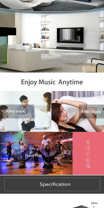 Système audio Home Cinéma sans fil avec haut-parleurs Bluetooth, caisson de basses et centre musical pour téléviseur et ordinateur