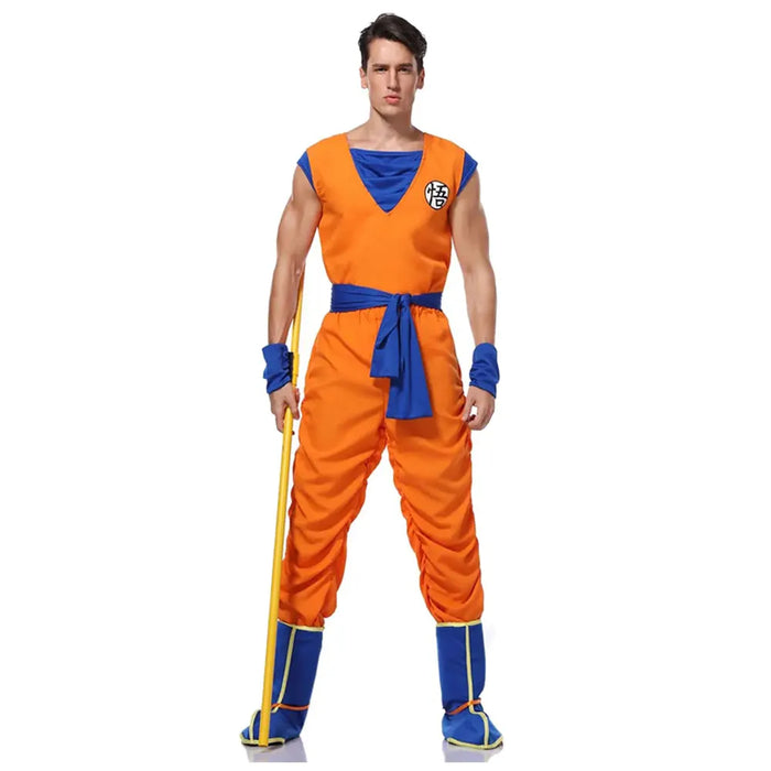 Halloween Son Goku Anime Kostüm Cosplay Kostüm Erwachsene Sieben Sun Wukong Kostüm Son Goku Anime Superhelden Rollenspiel Dress Up