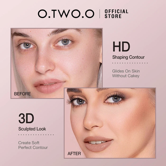 O.TWO.O Contour Stick Cream Langlebiger, leichter Textmarker-Stick, einfach zu formender Gesichts-Concealer, Bronzer, Make-up-Stift