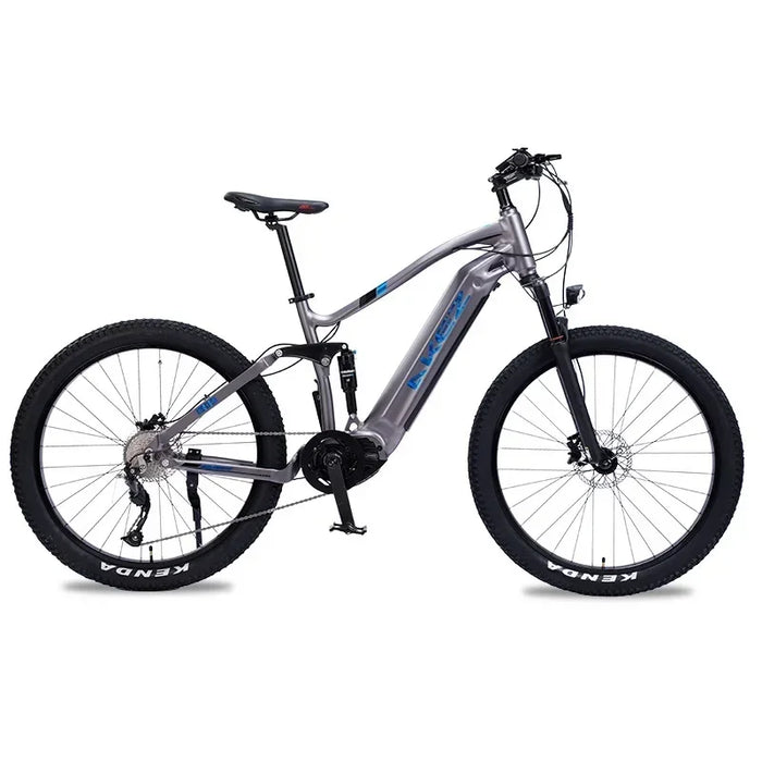 Vélo électrique XOFO 27,5 pouces avec moteur 1000 W et batterie longue durée 48 V 17 Ah – VTT électrique avec moteur central et freins hydrauliques