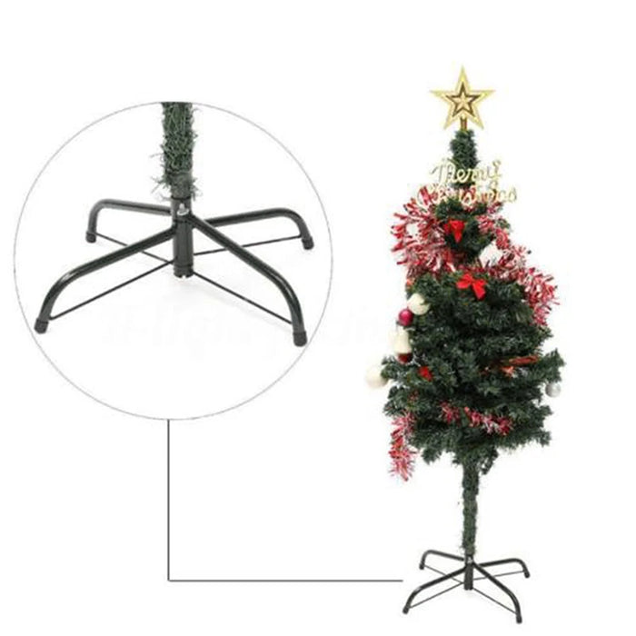 Christmas Tree Scaffolding Metal Rotating Base for Artificial Trees Holder for Live Trees and Umbrellas