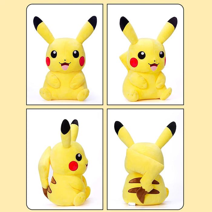 Kawaii Pikachu Plüschtier – süße Katzenpuppe und Kissen als Geschenk für Kinder und Freunde – Geburtstags-Heimdekoration